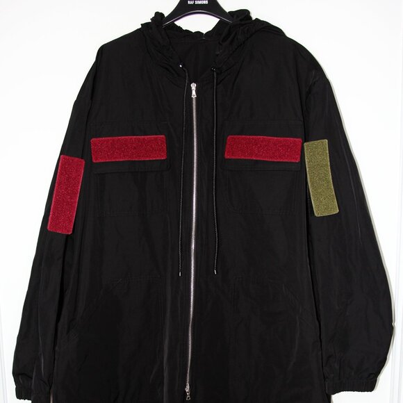 BNWT SS21 DRIES VAN NOTEN VELCRO PATCH COAT M - Picture 2 of 14